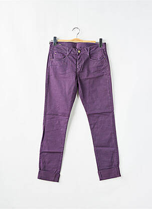 Jeans coupe slim stretch taille normale violet BE YOU K femme