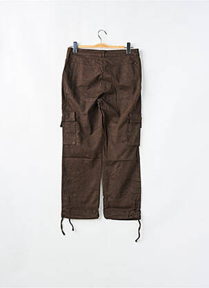 Pantalon cargo coupe droite taille normale marron CHEYENNE femme