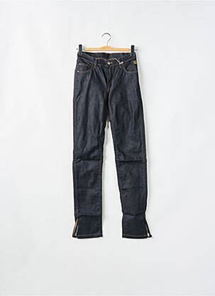 Jeans coupe slim tissage brut taille normale noir DEEP SOUL femme