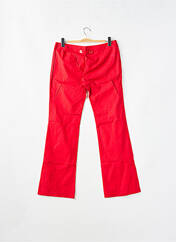 Pantalon droit rouge BE YOU K pour femme seconde vue