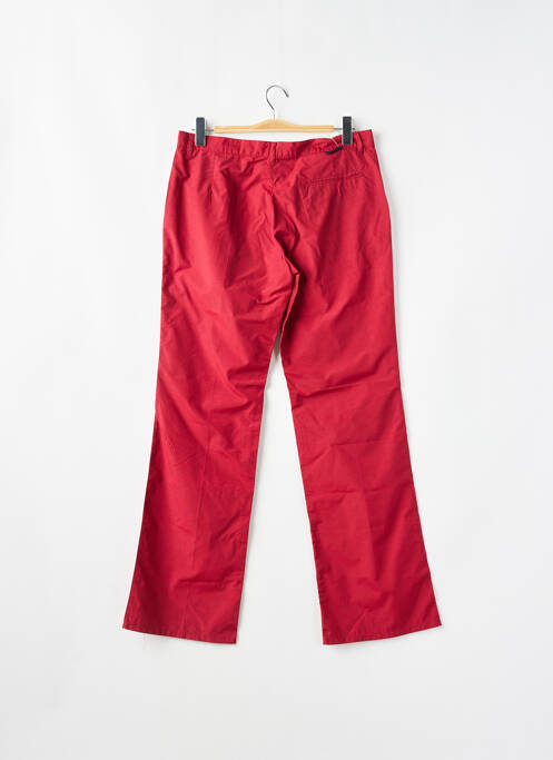 Pantalon droit tissage popeline taille normale rouge BE YOU K femme