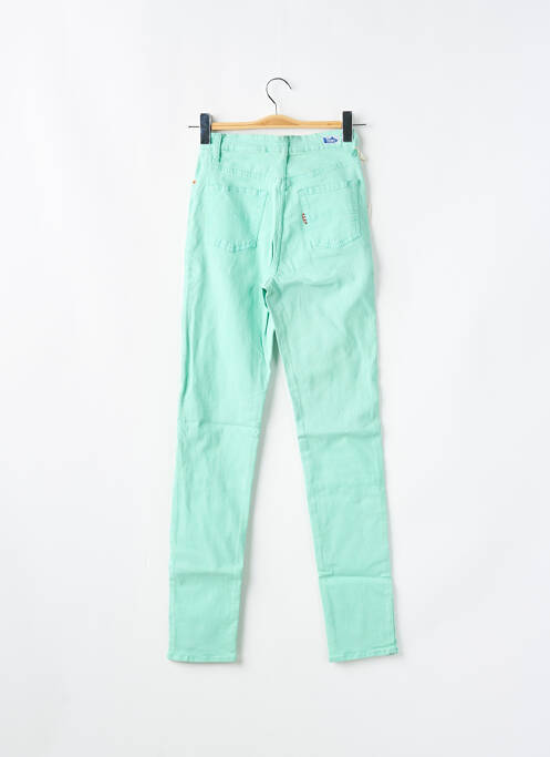 Jeans coupe slim vert BONAVENTURE pour femme