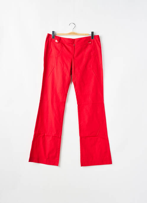 Pantalon droit rouge BE YOU K pour femme