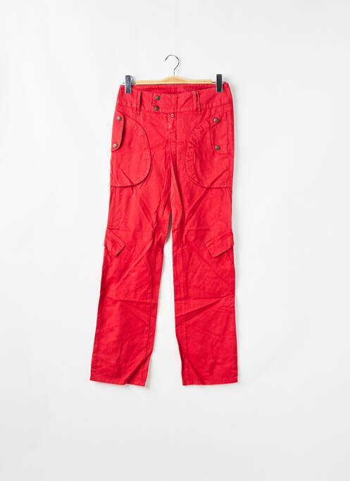 Pantalon droit rouge BE YOU K pour femme