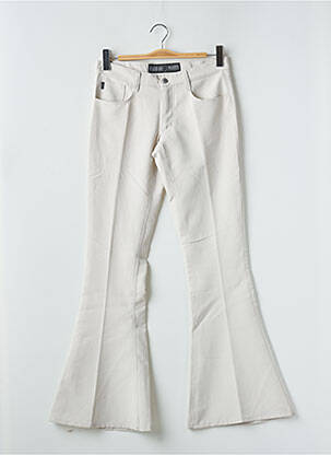 Pantalon droit fermeture zippée sous rabat boutonné gris FREEMAN T.PORTER femme