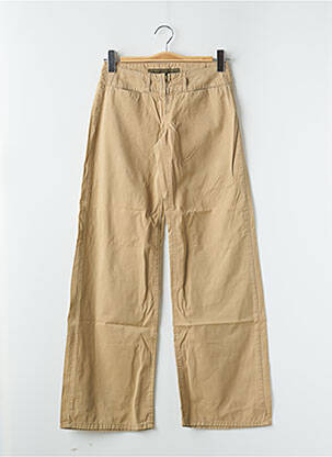 Pantalon flare coupe évasée beige FREEMAN T.PORTER femme