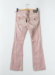 Pantalon droit rose FREEMAN T.PORTER pour femme seconde vue