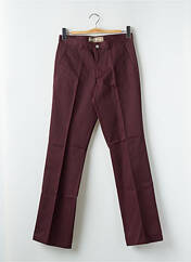 Pantalon droit violet FREEMAN T.PORTER pour femme seconde vue