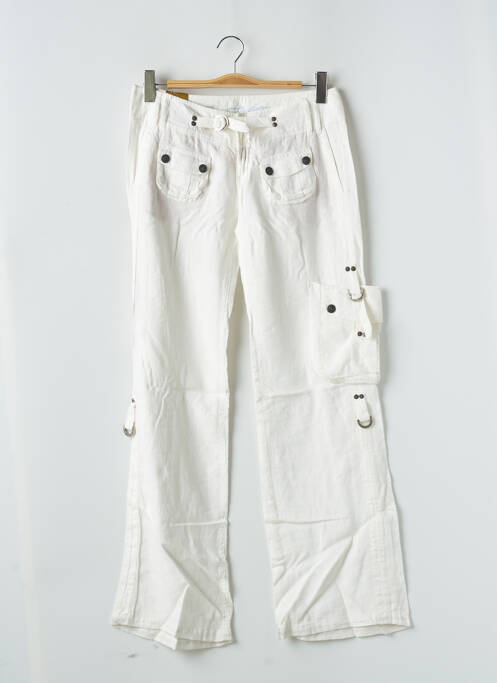 Pantalon droit blanc FREEMAN T.PORTER pour femme