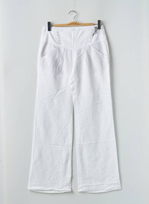 Pantalon flare blanc FREEMAN T.PORTER pour femme