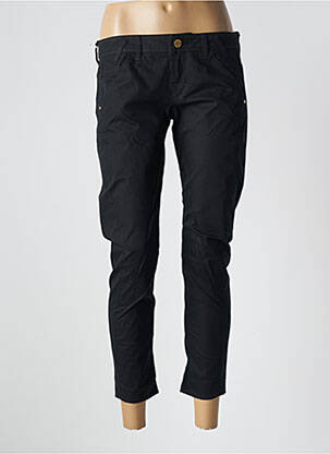 Pantalon 7/8 stretch taille basse noir GUESS femme