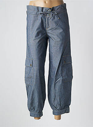 Pantalon cargo resserrée sur le bas taille normale bleu LA BRIGADA INTERNACIONAL femme