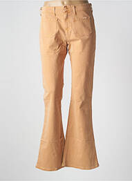 Pantalon flare stretch taille haute orange CIMARRON femme