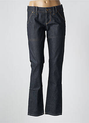 Jeans coupe slim tissage brut taille basse bleu DDP femme