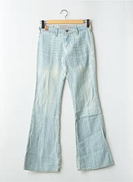 Jean coupe flare stretch taille basse bleu CIMARRON femme