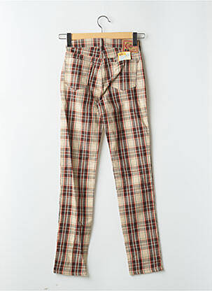 Pantalon slim poches taille haute marron CIMARRON femme