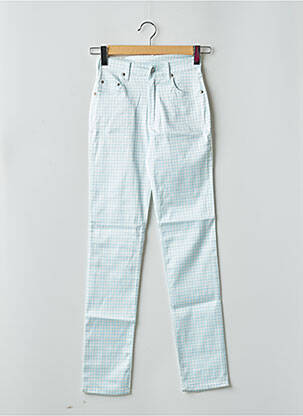 Pantalon slim taille haute taille haute bleu CIMARRON femme