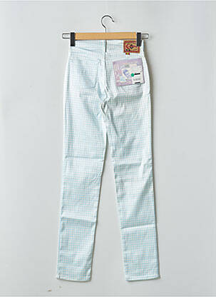 Pantalon slim taille haute taille haute bleu CIMARRON femme