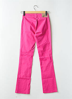 Pantalon slim taille haute taille haute rose CIMARRON femme