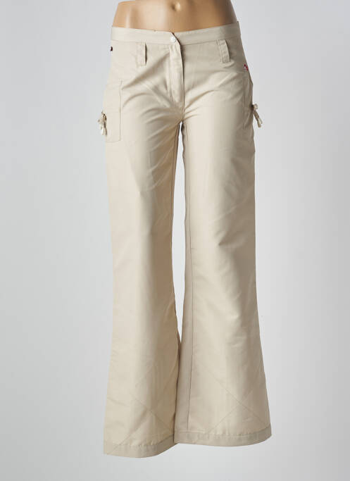 Pantalon flare beige KANA BEACH pour femme