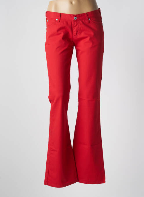 Pantalon flare rouge LA BRIGADA INTERNACIONAL pour femme