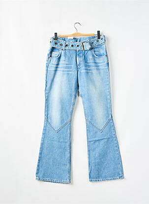 Jean coupe flare stretch taille normale bleu LEE femme