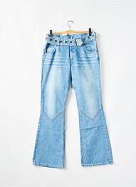 Jean coupe flare stretch taille normale bleu LEE femme