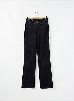 Pantalon droit stretch taille haute noir LEE femme