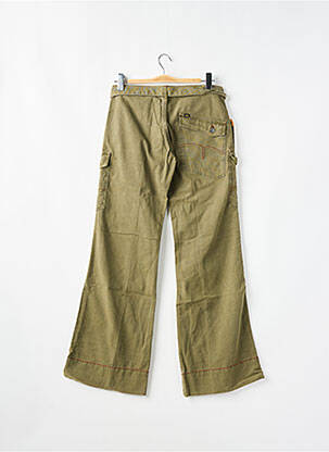 Pantalon cargo coupe droite taille basse vert LOIS homme