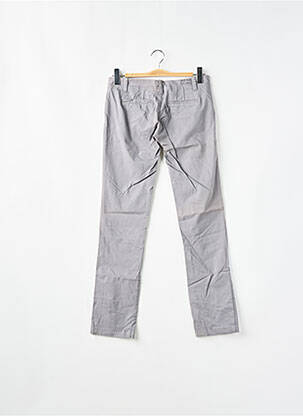 Pantalon chino taille basse taille basse gris NATIONAL LIBERTY femme