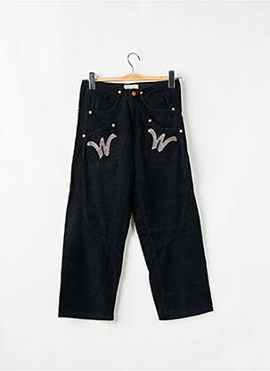 Pantalon 7/8 stretch taille normale noir LE TEMPS DES CERISES femme