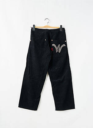 Pantalon 7/8 stretch taille normale noir LE TEMPS DES CERISES femme