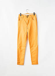 Jeans coupe slim stretch taille haute orange MANLY femme