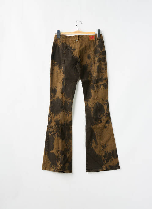 Jean coupe flare marron LONSDALE pour femme