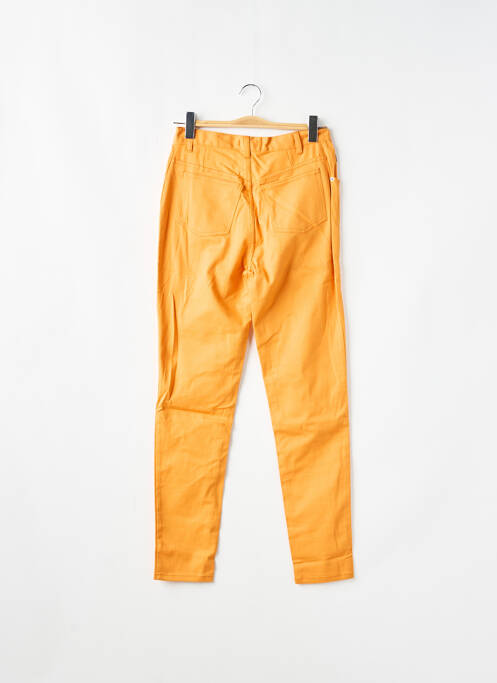 Jeans coupe slim orange MANLY pour femme