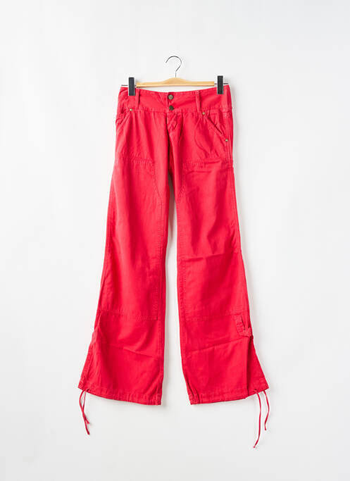 Pantalon flare rouge LOIS pour femme