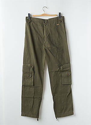 Pantalon cargo coupe droite taille normale vert PHARD femme