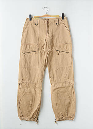 Pantalon cargo poches taille normale beige PHARD femme