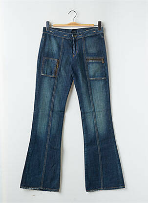 Jean coupe flare taille normale taille normale bleu RWD femme