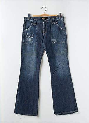 Jean coupe flare taille normale taille normale bleu RWD femme