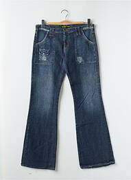 Jean coupe flare taille normale taille normale bleu RWD femme