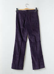 Pantalon droit violet RWD pour femme seconde vue