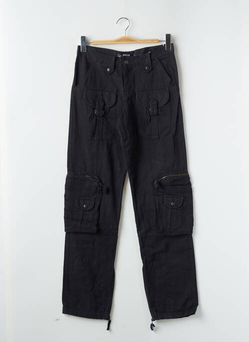 Pantalon cargo coupe droite taille normale noir PHARD femme