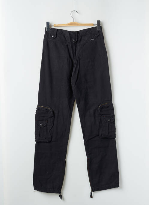 Pantalon cargo coupe droite taille normale noir PHARD femme