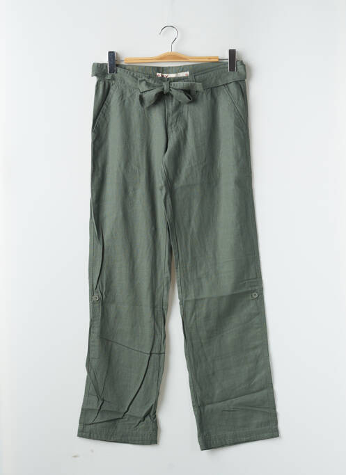 Pantalon droit vert ONLY pour femme