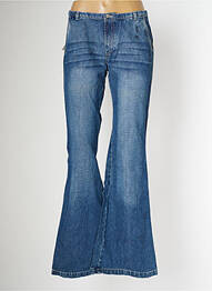 Jean coupe flare stretch bleu SCHOOL RAG femme