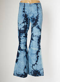 Jean coupe flare taille haute taille haute bleu SCHOOL RAG femme