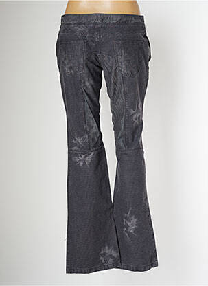 Pantalon flare stretch taille basse gris SCHOOL RAG femme