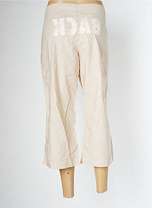 Pantacourt stretch taille normale beige SCHOOL RAG femme