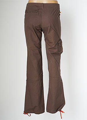 Pantalon cargo coupe droite taille normale marron SESSUN femme